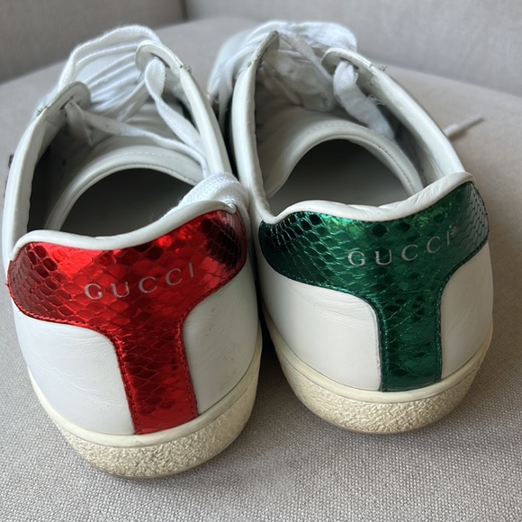 Gucci lightning bolt sneakers men 8 and 9.5-10 women - Picture 3 of 7
